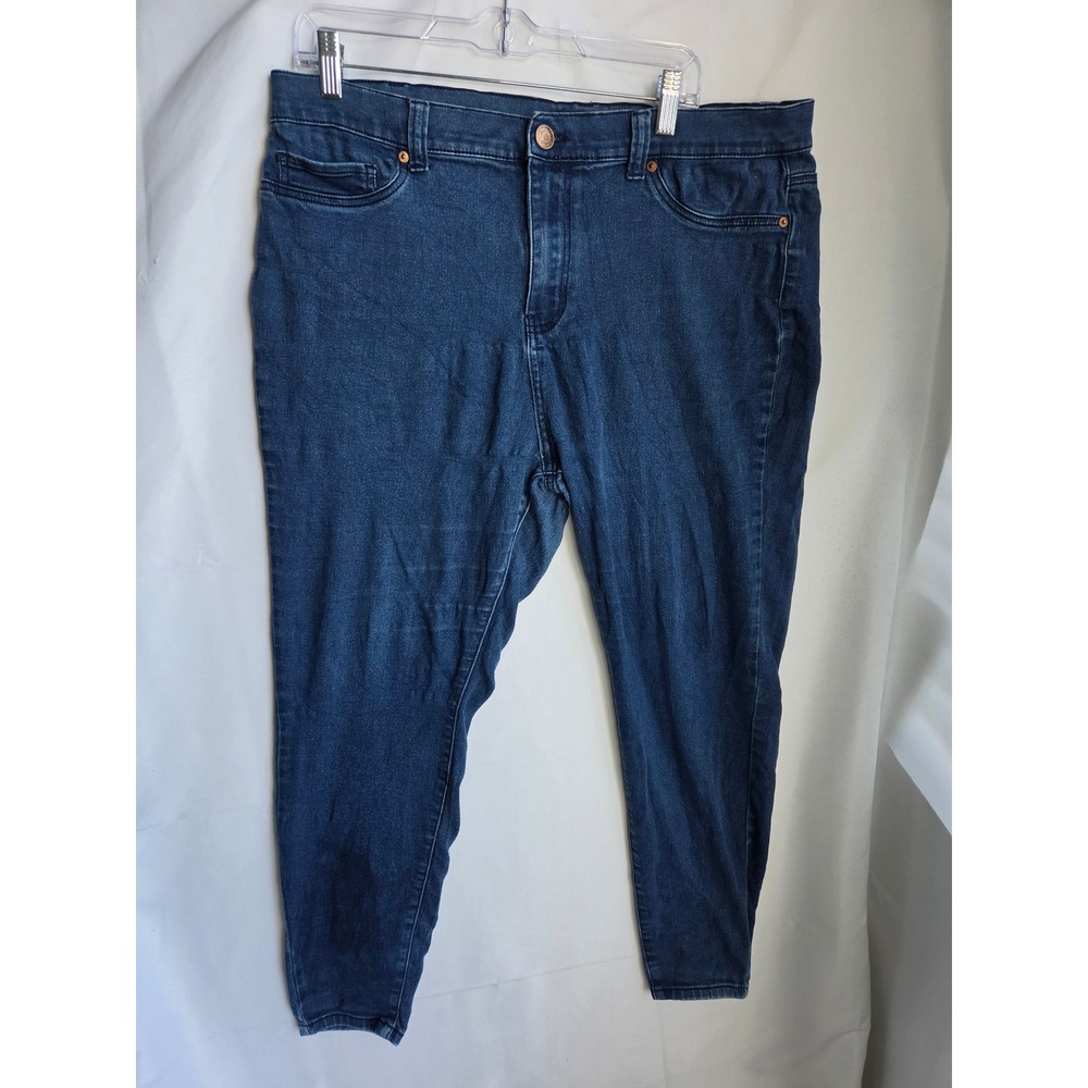Forever 21 Plus Jeans Women  Blue Dark Wash Skinny High Rise Skinny